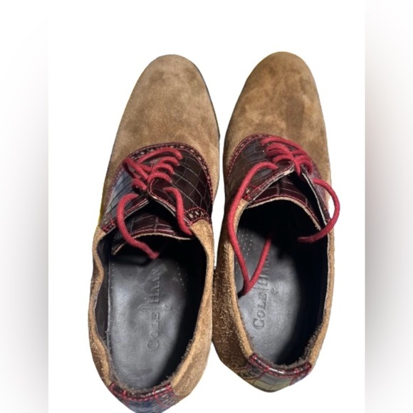 Cole Haan Brown and Burgundy Oxfords - Picture 7 of 8